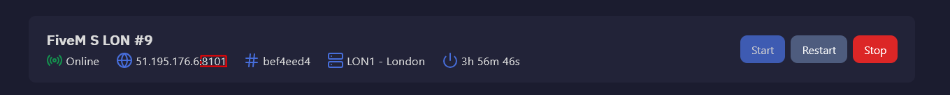 Manage Server
