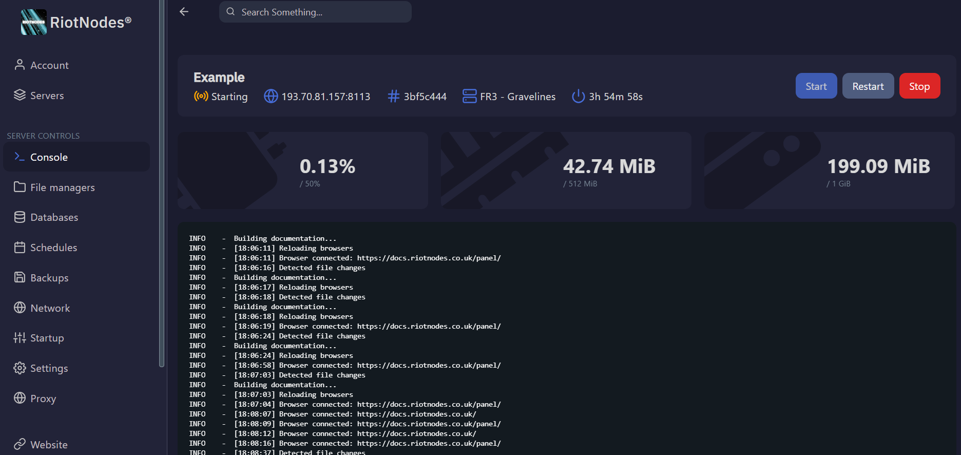Server View